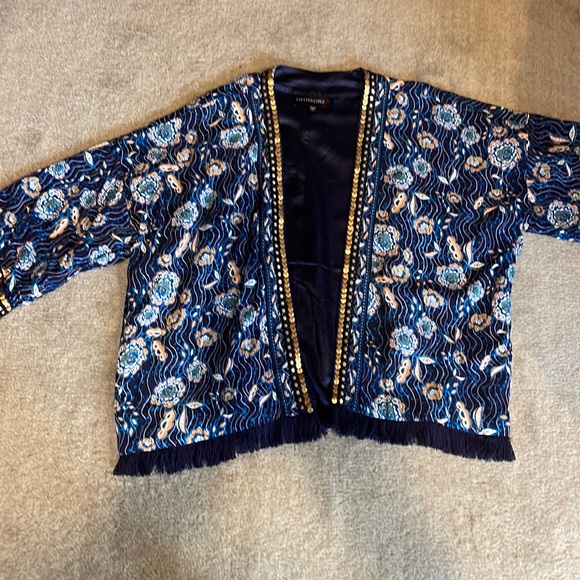Kimono style jacket made in India size M - Picture 2 of 10
